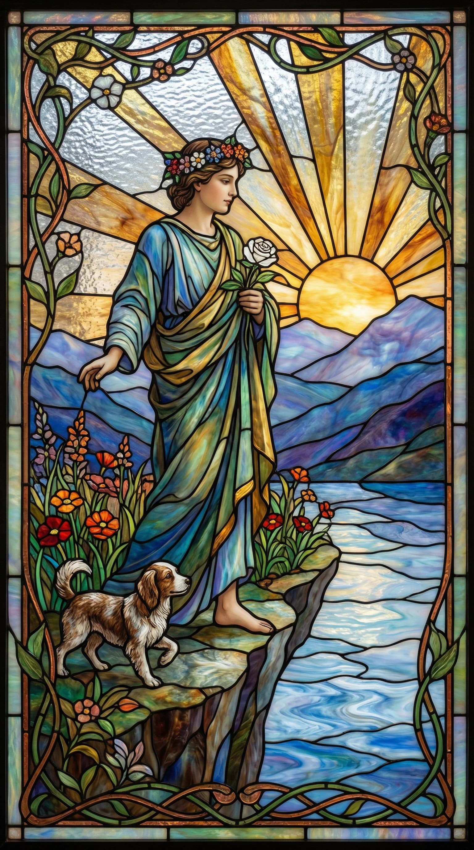 Tiffany Stained Glass Tarot